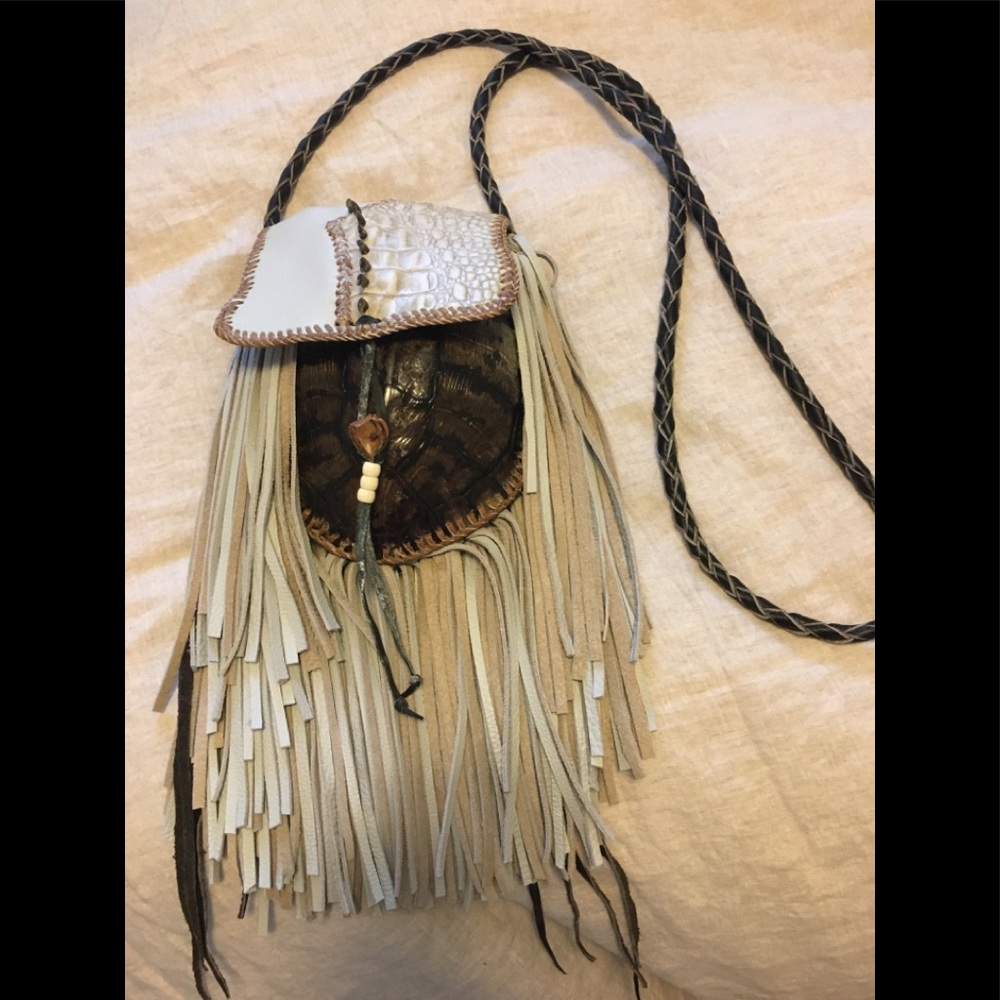 Leather purse. One of a kind